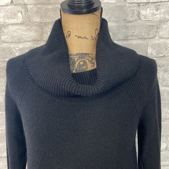 Anthropologie Black Cowlneck Sweater - Picture 2 of 7